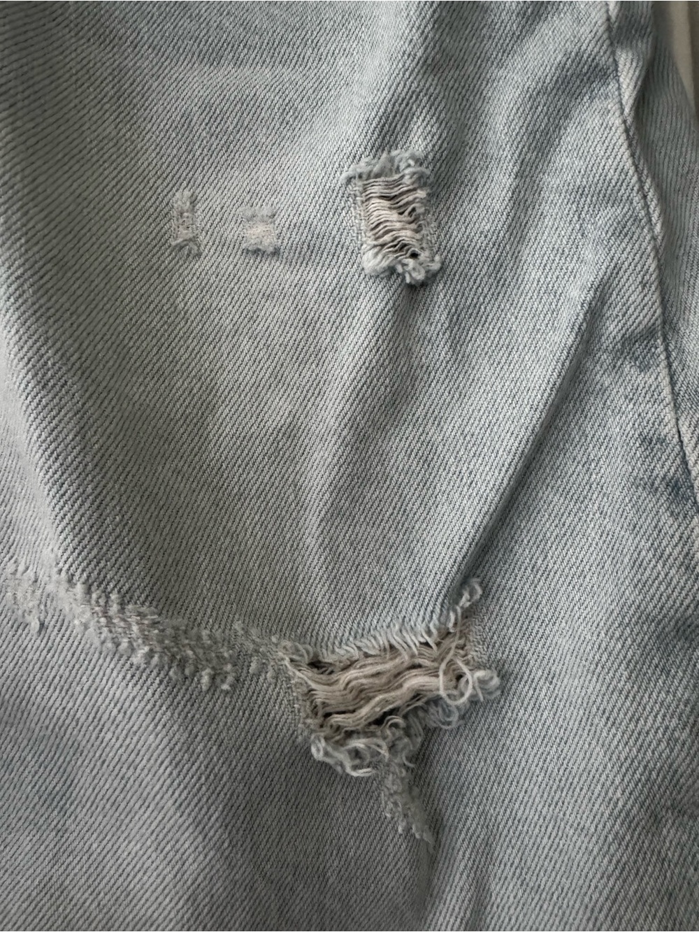 Mid Rise Crop Denim Jorts - Picture 4 of 9